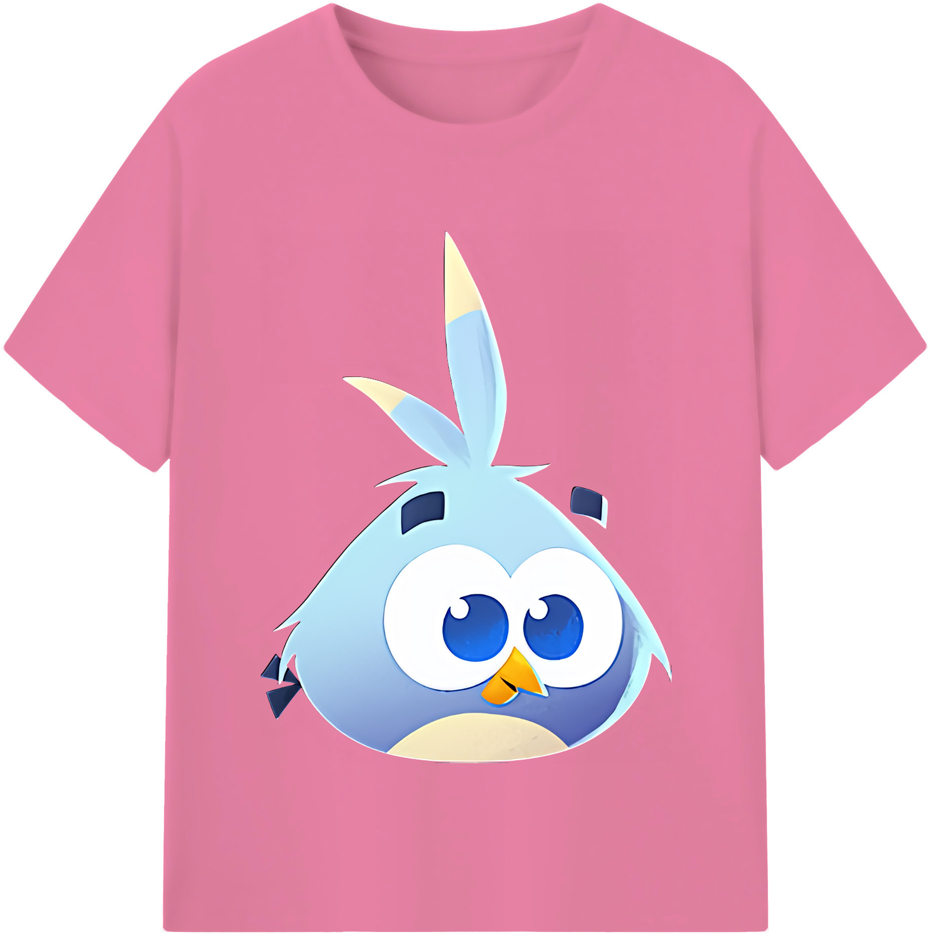 （画像用） Angry Birds アングリーバード 綿100％半袖Tシャツ（フロントプリント）